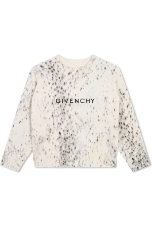 Givenchy Logo-embroidered animal-print jumper