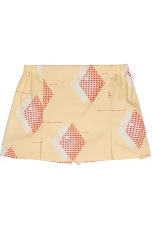 The Animals Observatory Shrimp geometric-print skorts