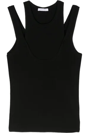 Patrizia Pepe Logo-charm tank top