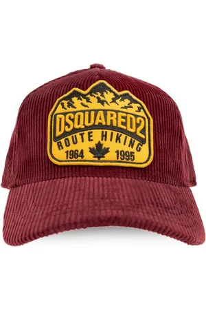 Dsquared2 Logo-patch cotton baseball cap
