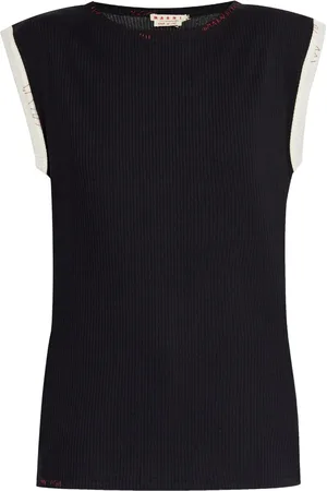Marni Logo-embroidered T-shirt