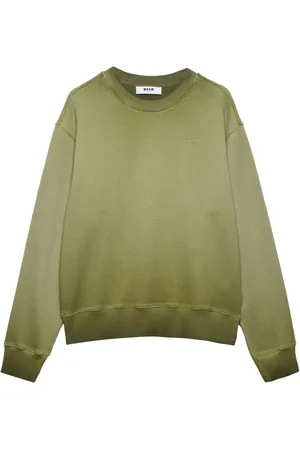 Msgm Embroidered-logo cotton sweatshirt