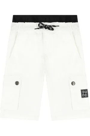 Aigner Logo-patch cotton shorts