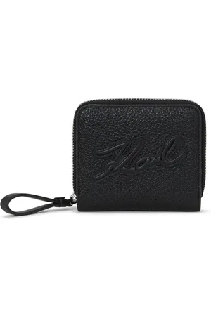 Karl Lagerfeld K/Skuare Grainy bi-fold wallet