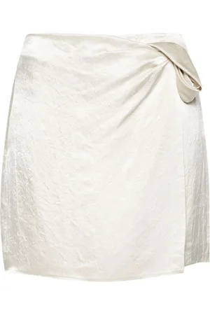 Nanushka Ruched-detailing satin miniskirt