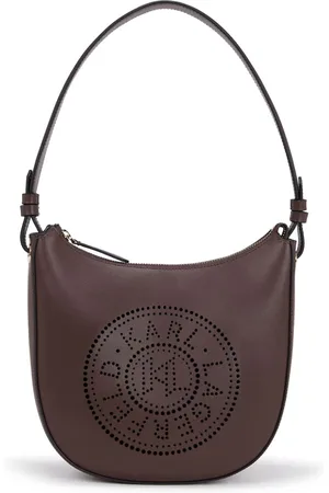 Karl Lagerfeld K/Circle Moon leather shoulder bag