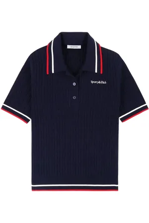 Sporty & Rich Embroidered-logo polo shirt