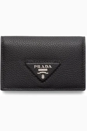 Prada Triangle-logo leather wallet