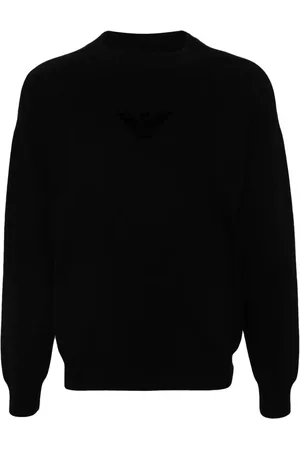Emporio Armani Flocked-logo sweater
