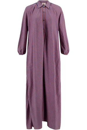 Paula X Marrakshi Life striped cotton maxi dress