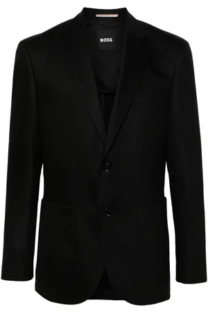 HUGO BOSS Monogram-jacquard blazer