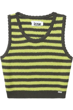 Izzue Knitted striped cotton top
