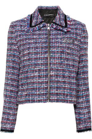Karl Lagerfeld Boucl?? cropped jacket