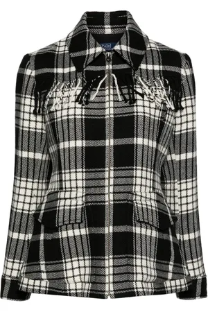 Ralph Lauren Fringe-trim wool jacket