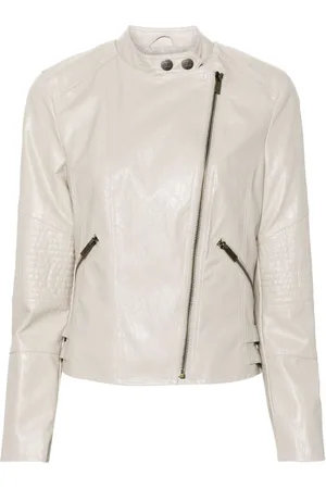 Twin-Set Zipped biker jacket