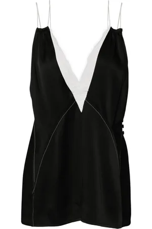 Victoria Beckham Lace-embellished camisole top