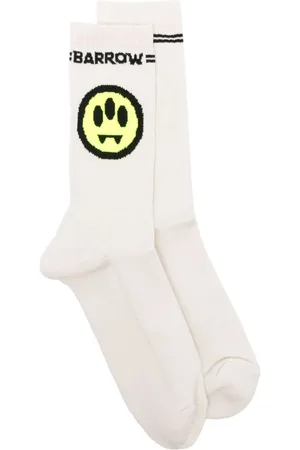 BARROW Logo-jacquard socks