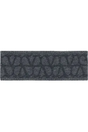 VALENTINO GARAVANI Toile Iconographe knitted headband