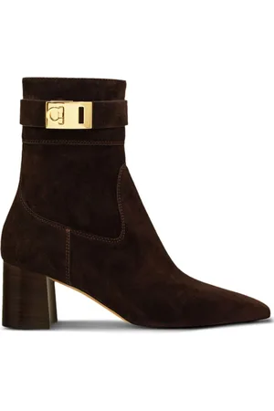Salvatore Ferragamo Hug buckle ankle boots
