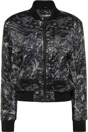 Philipp Plein Jungle-print bomber jacket