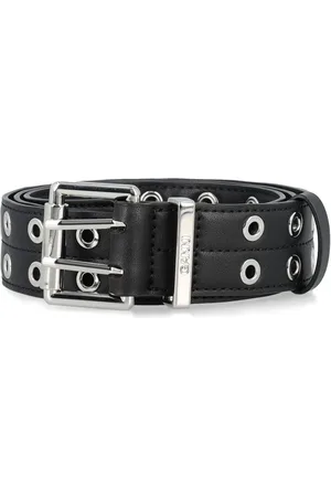 Ganni Double eyelet belt