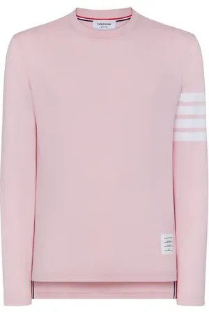 Thom Browne Three-stripe long-sleeved T-shirt