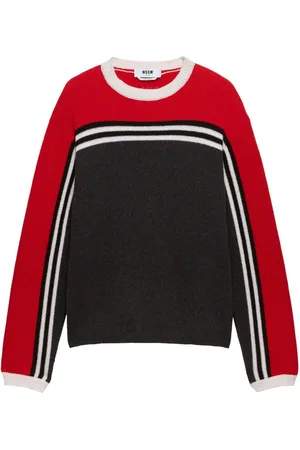 Msgm Colour block striped jumper