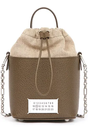 Maison Margiela Small 5AC grained leather bucket bag
