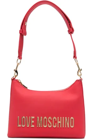 Moschino Maxi lettering shoulder bag