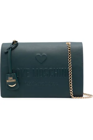 Moschino Logo-embossed shoulder bag