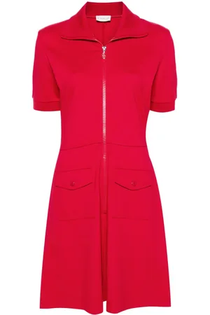 Moncler Logo-appliqu?? mini dress