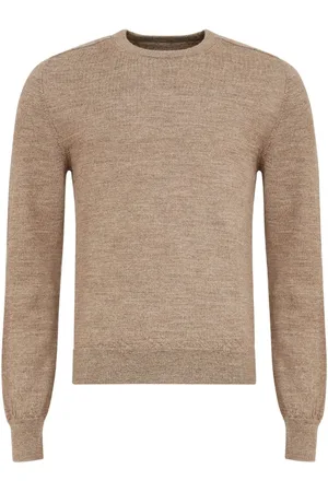 Maison Margiela Elbow-patch fine-knit cardigan