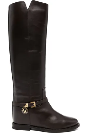 Via Roma Logo-charm boots