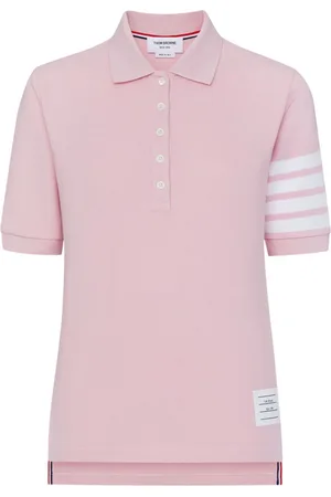 Thom Browne 4-Bar piqu??-weave polo shirt
