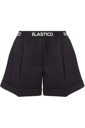 Moschino Pleat detailing virgin wool shorts