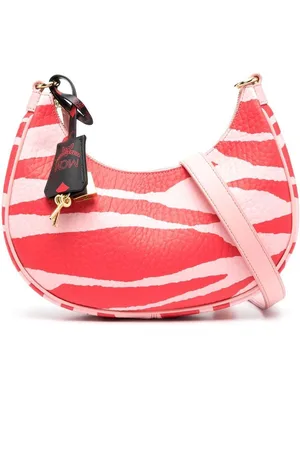 MCM Zebra-print leather shoulder bag