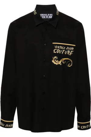 VERSACE Chrome Couture-print shirt