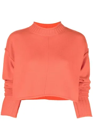 Sportmax Ribbed-knit cropped jumper