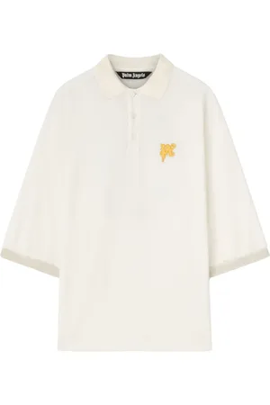Palm Angels Logo-print cotton polo shirt