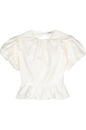 Parlor Ruffle-detailing blouse