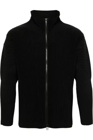 Issey Miyake Plissé-effect jacket