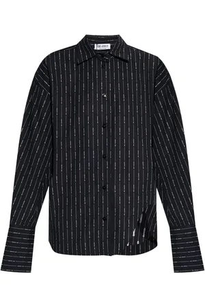 The Attico Logo-print cotton shirt