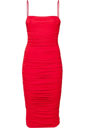 Pinko Gathered midi dress