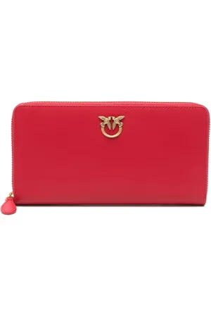 Pinko Zip-around leather wallet