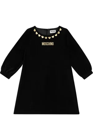 Moschino Heart-print collar dress