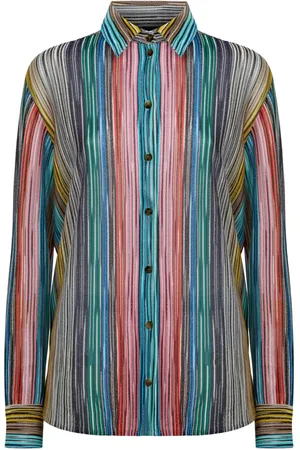 Missoni Striped ribbed knit shirt