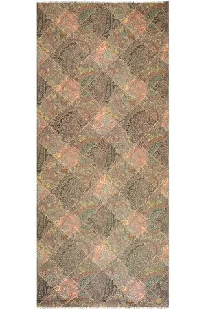 Etro Printed cashmere scarf