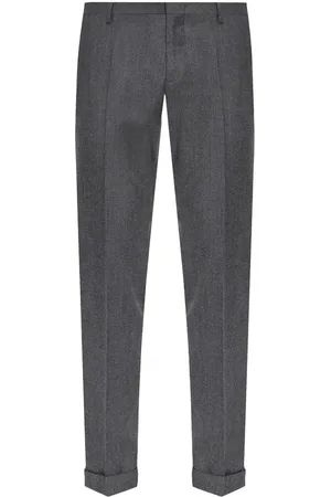 Paul Smith Slim-fit overdyed wool-cashmere flannel trousers