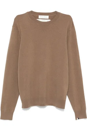 EXTREME CASHMERE Logo-embroidered cashmere sweater