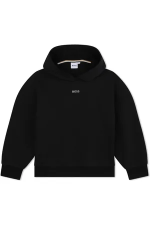 HUGO BOSS Logo-embroidered hoodie